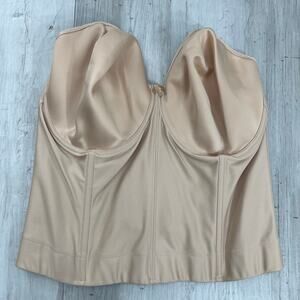 Elila 6721 Luxury Strapless Convertible Longline Bustier Corset Nude 42I